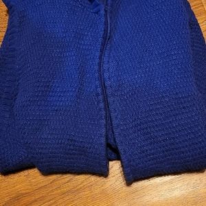 Beautiful blue hooded vest